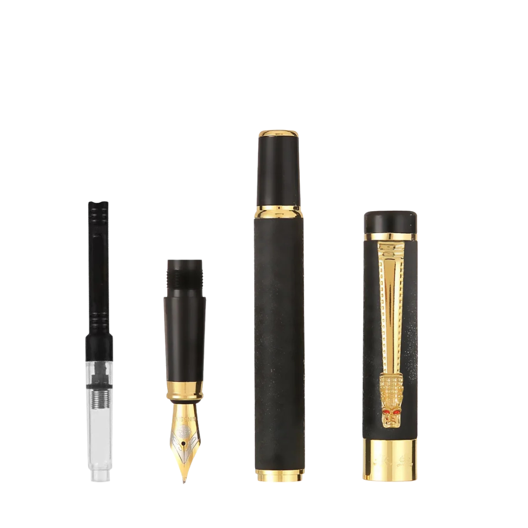Nordspur | LuxoraPen Compact Metal Capped Fountain Pen 5 Pieces