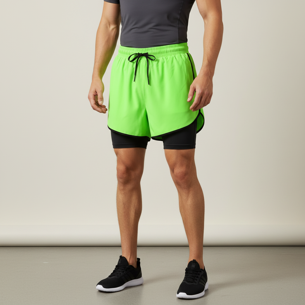 Nordspur | AeroStride Two Layer Athletic Shorts
