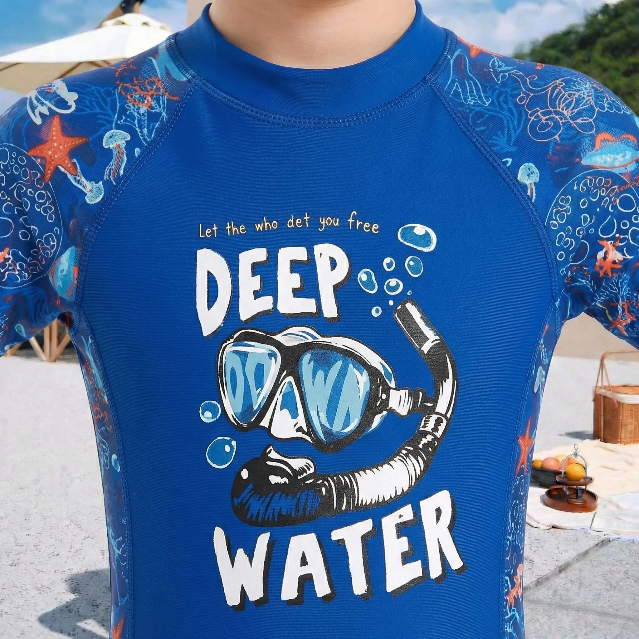 Nordspur | Aqualexy Short Sleeve Kids Swimsuit