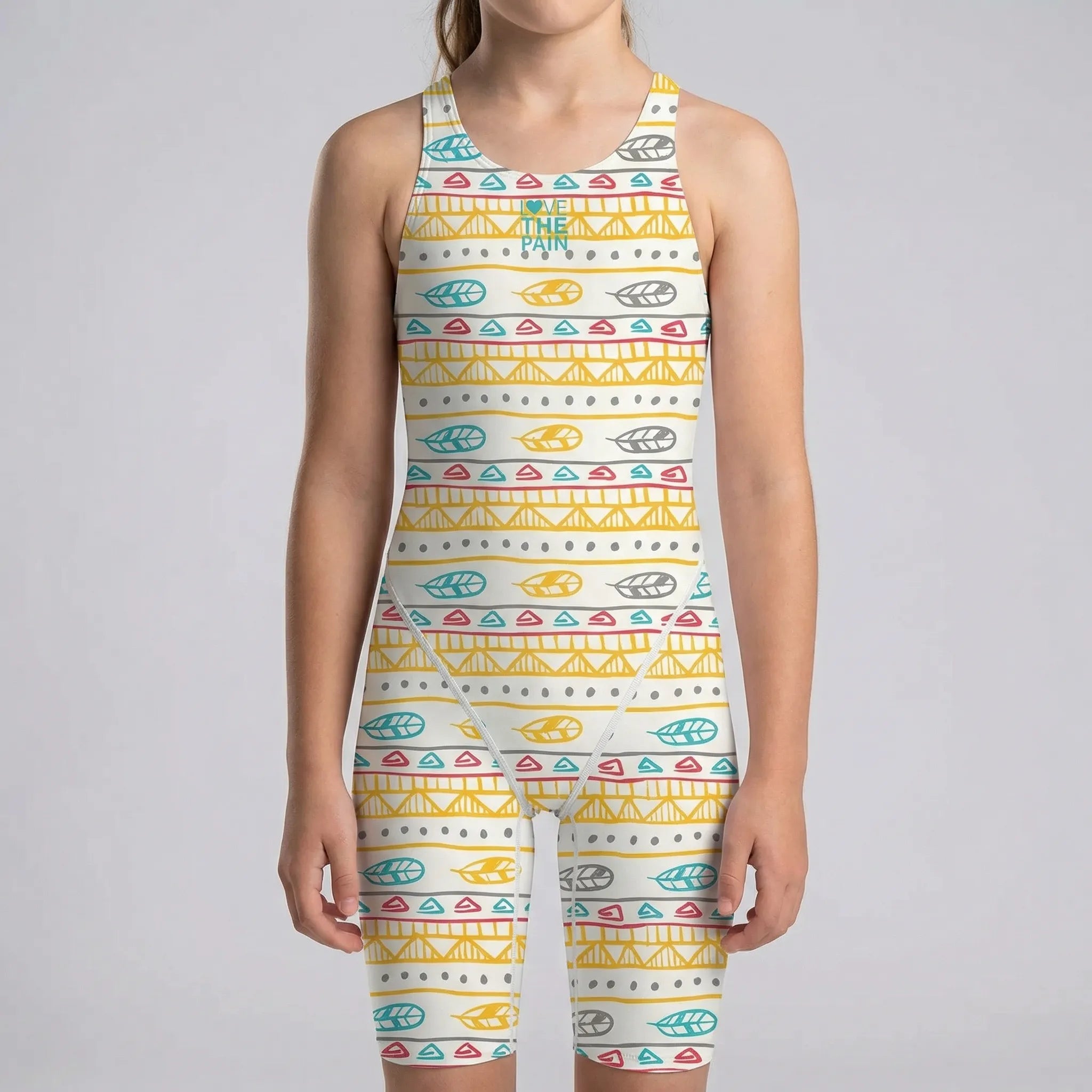 Nordspur | Aqualina Girls Knee Length Racerback Suit