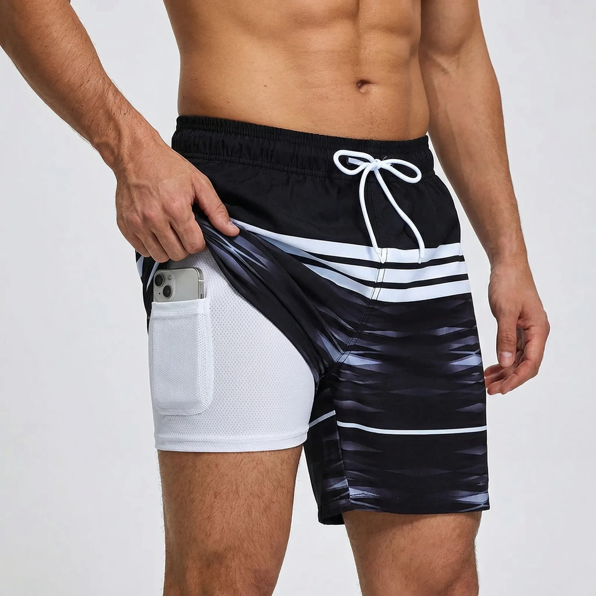 Nordspur | Baystride Elastic Waist Swim Shorts