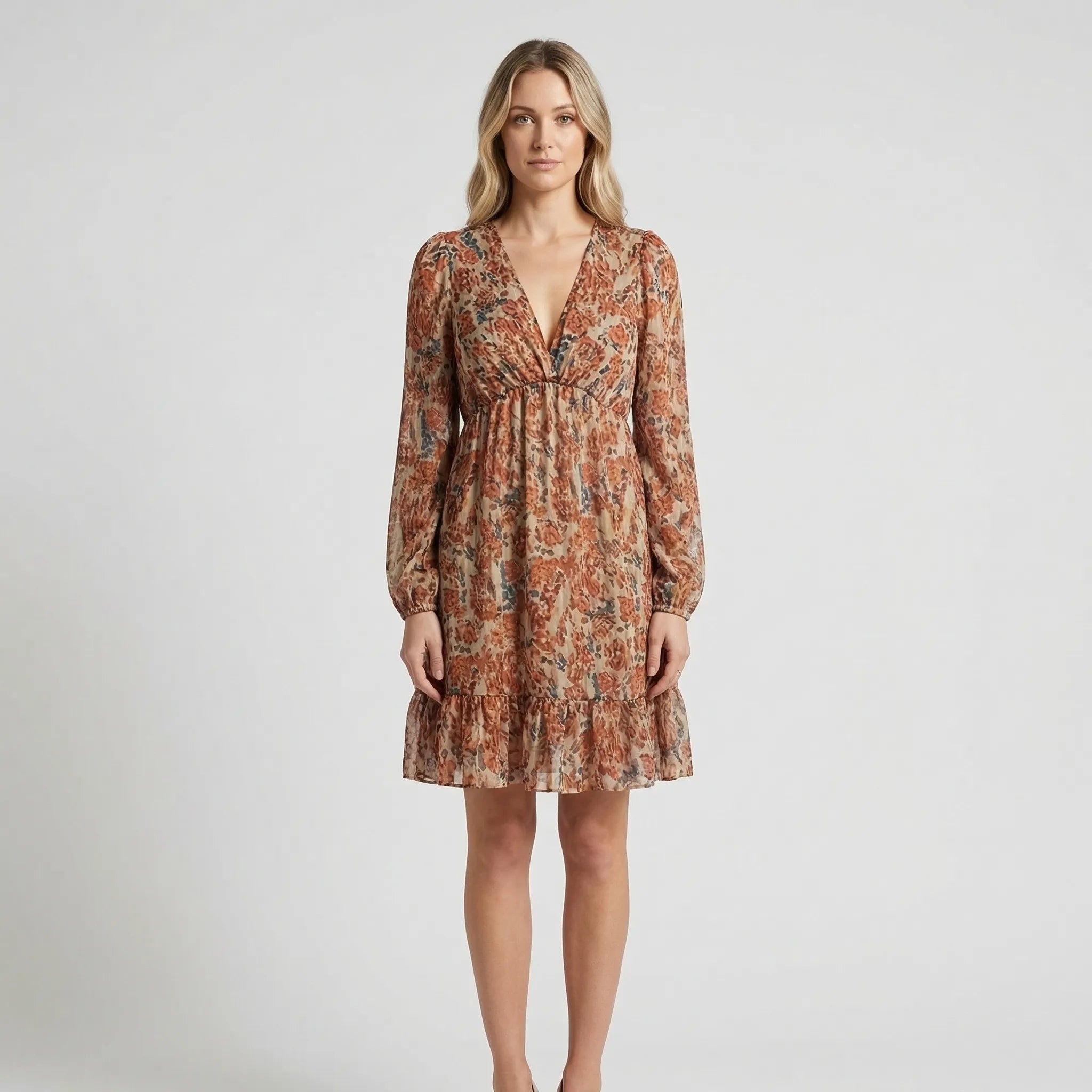 Nordspur | Bohvelle Bohemian Floral Swing Mini Dress