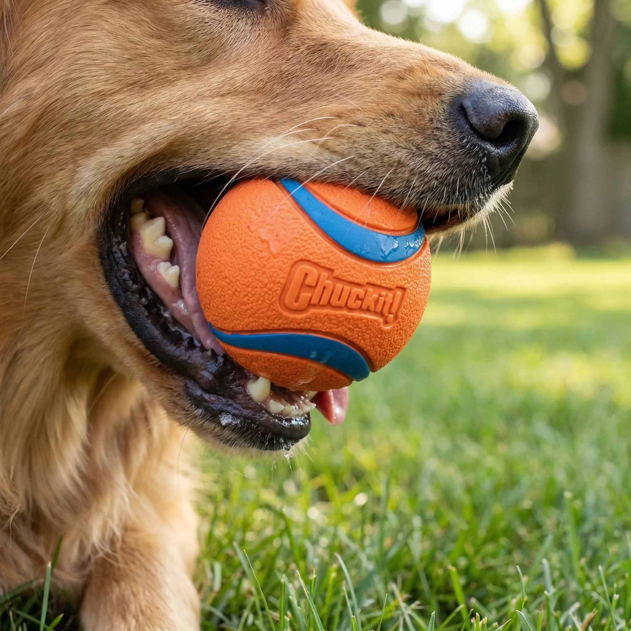 Hunde Apportierball aus Gummi, hochsprungfähig, robust und gut sichtbar