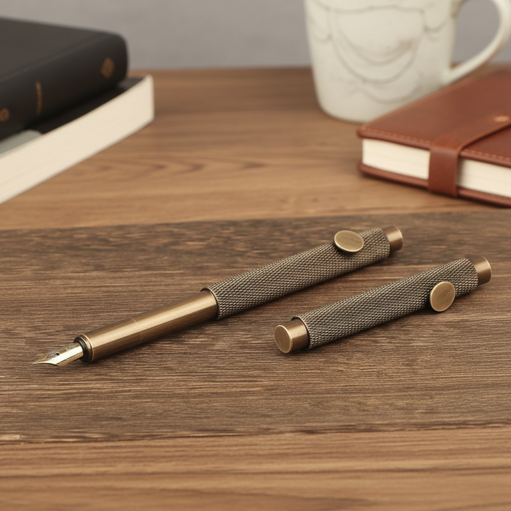 Nordspur | Brassicet Compact Vintage Fountain Pen 5 Pieces