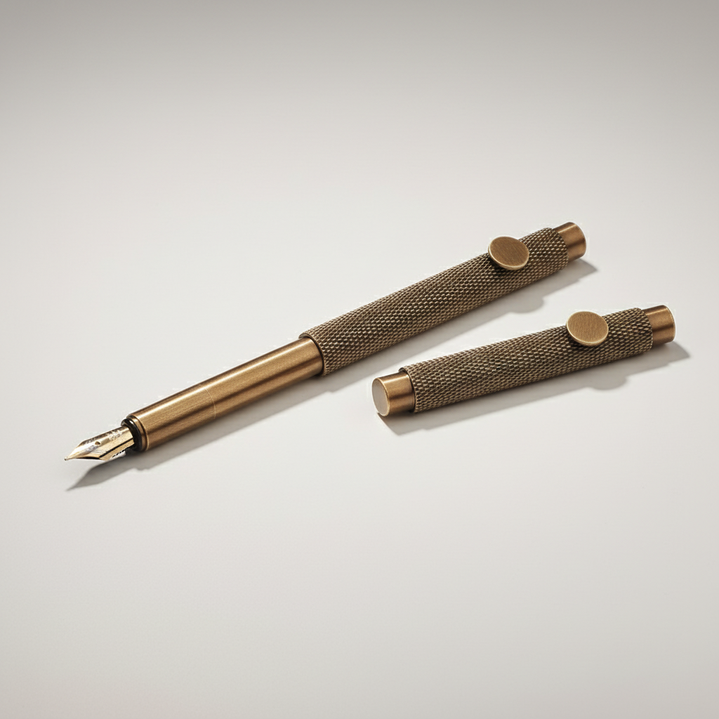 Nordspur | Brassicet Compact Vintage Fountain Pen 5 Pieces