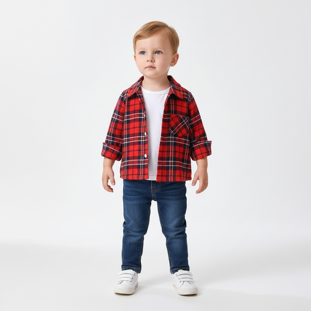 Nordspur | Brushed Cotton Plaid Shirt