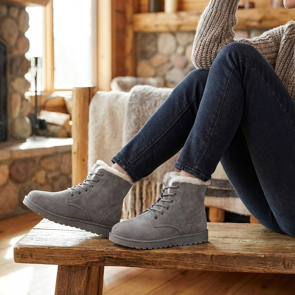 Nordspur | Calyra Ankle Lace Up Boots