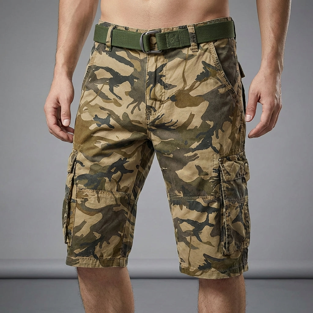 Nordspur | Camoflexo Loose Fit Cargo Shorts