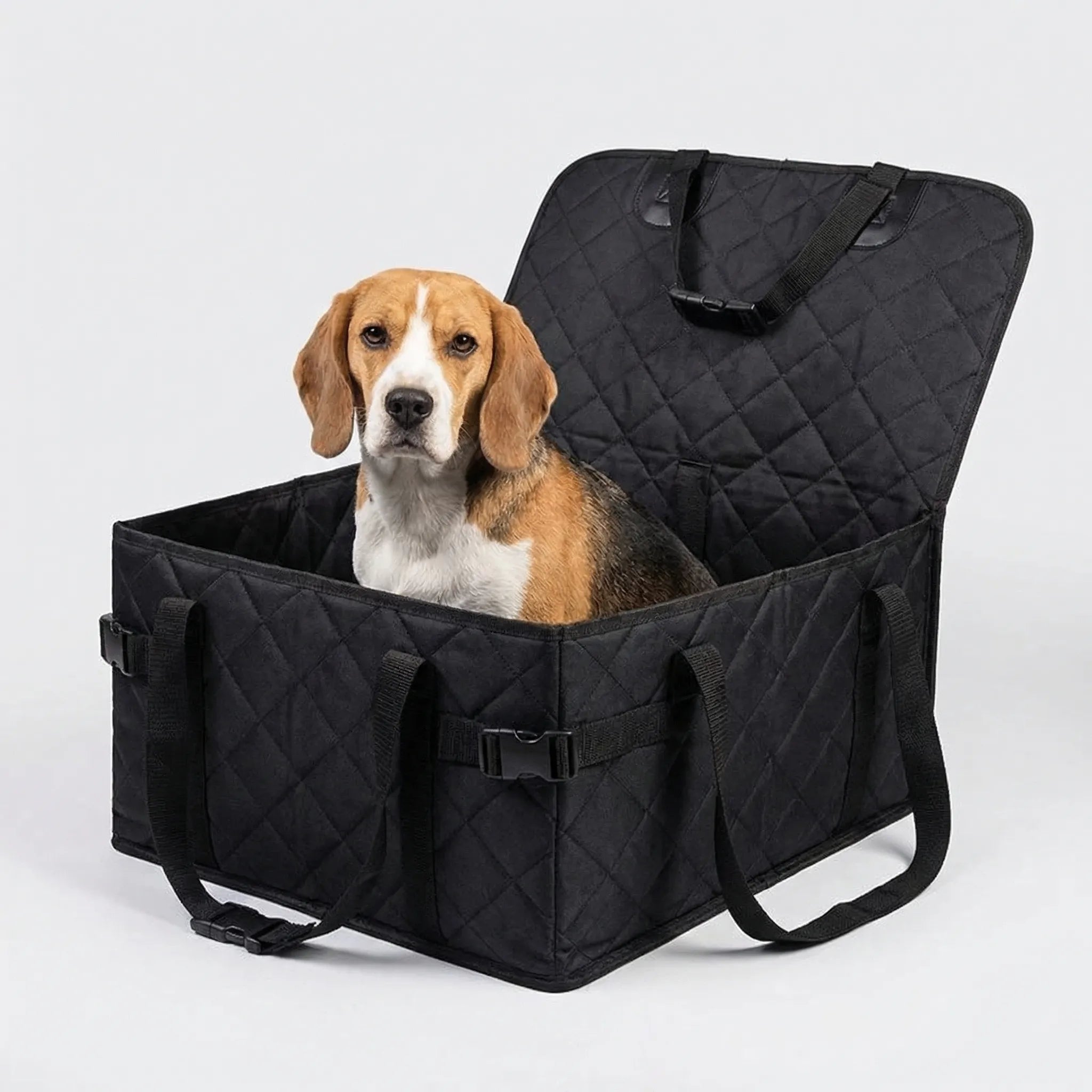 Nordspur | Carvoya Quilted Pet Car Seat Cover With Basket