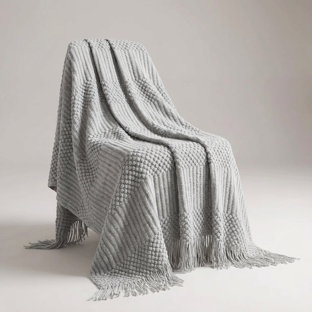 Nordspur | CasaVello Colorful Knit Throw Blanket