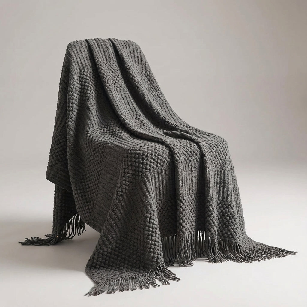Nordspur | CasaVello Colorful Knit Throw Blanket