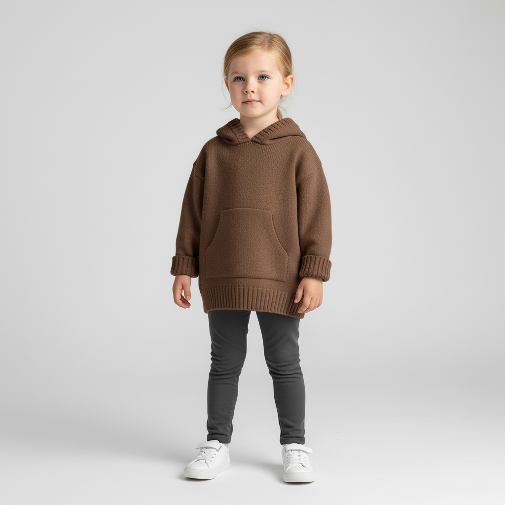 Nordspur | Children Hooded Knit Pullover