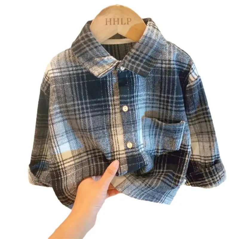 Nordspur | Children Long Sleeve Flannel Shirt