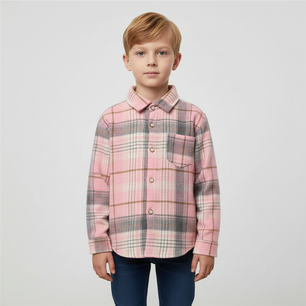 Nordspur | Children Long Sleeve Flannel Shirt