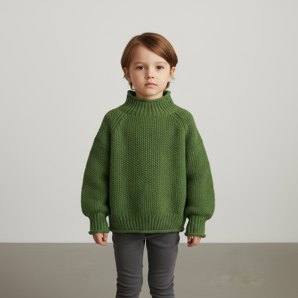 Nordspur | Children Ribbed Turtleneck Sweater