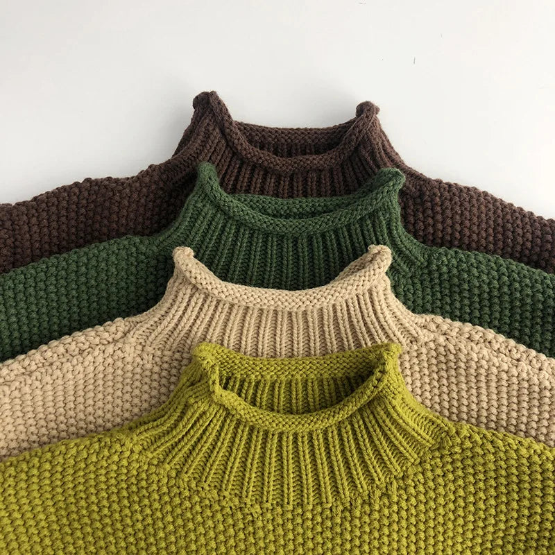 Nordspur | Children Ribbed Turtleneck Sweater