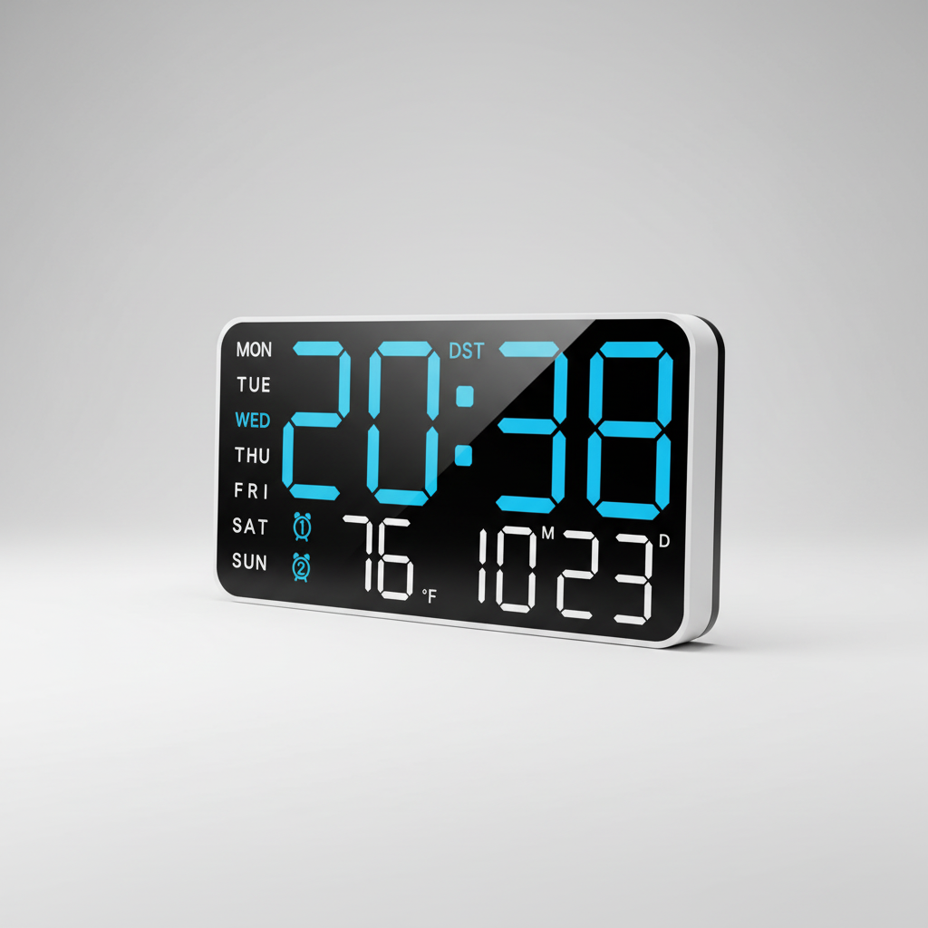 Nordspur | ChronoVista Large Intelligent Digital Clock