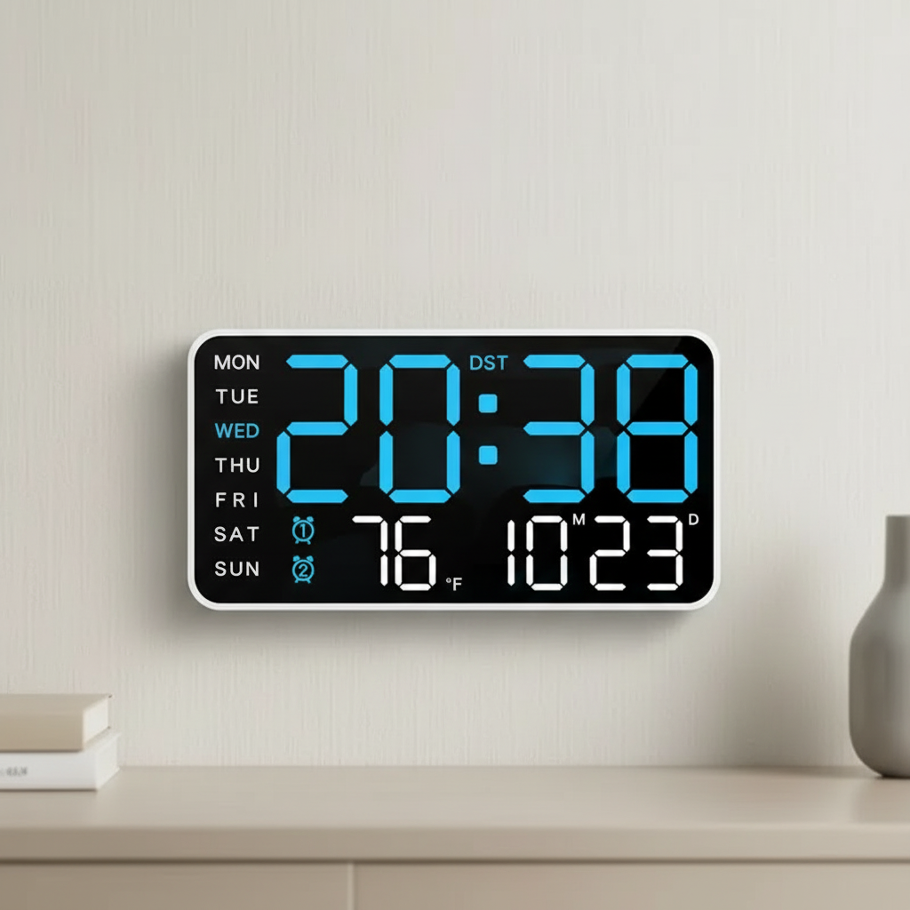 Nordspur | ChronoVista Large Intelligent Digital Clock