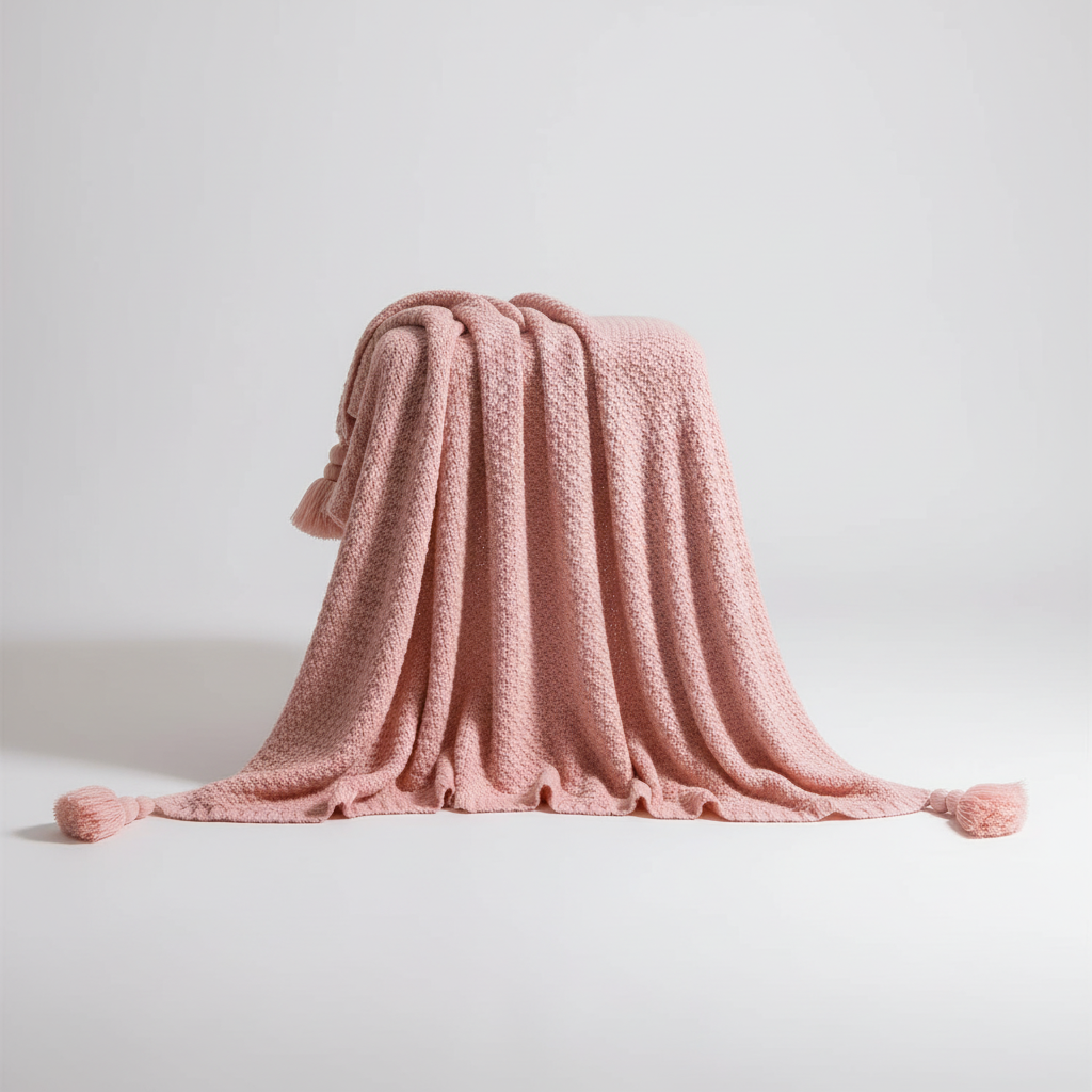 Nordspur | Chunky Knit Tassel Throw