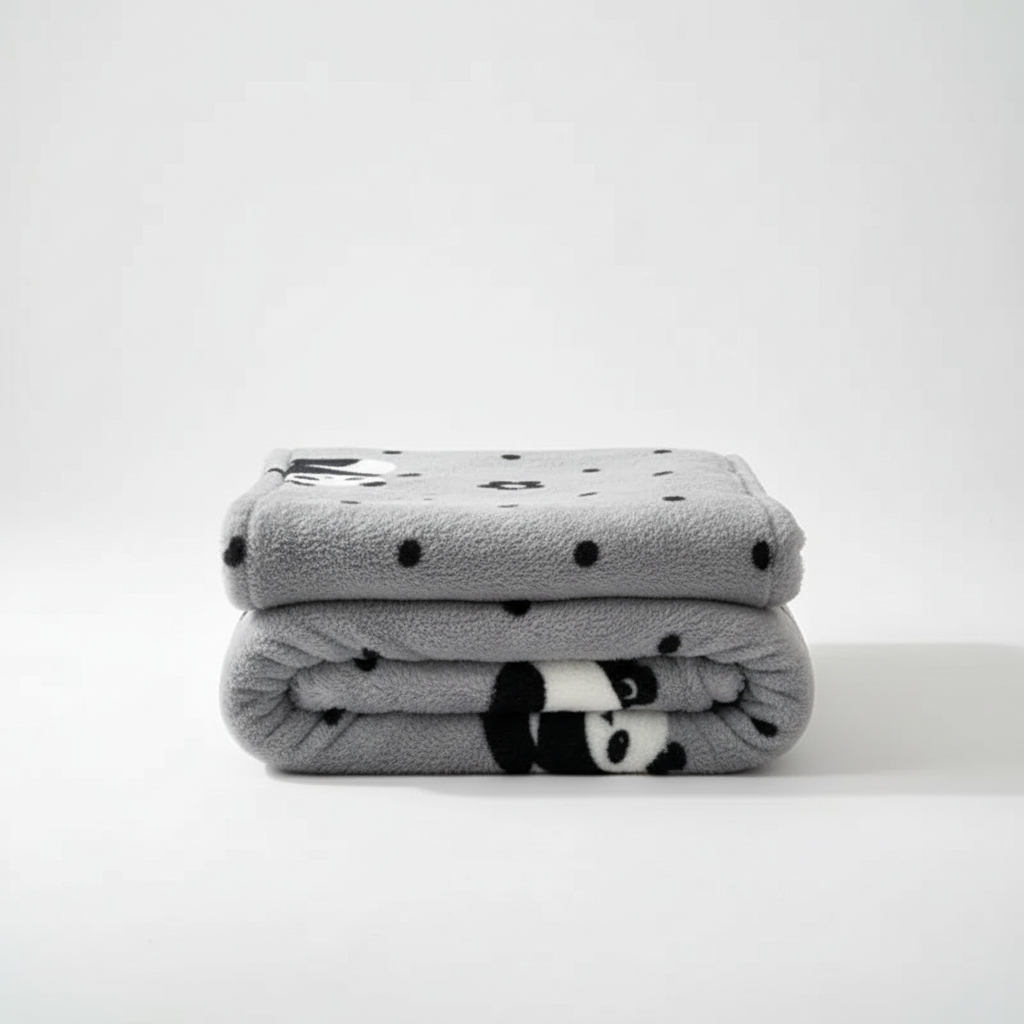 Nordspur | Coral Fleece Checkered Blanket