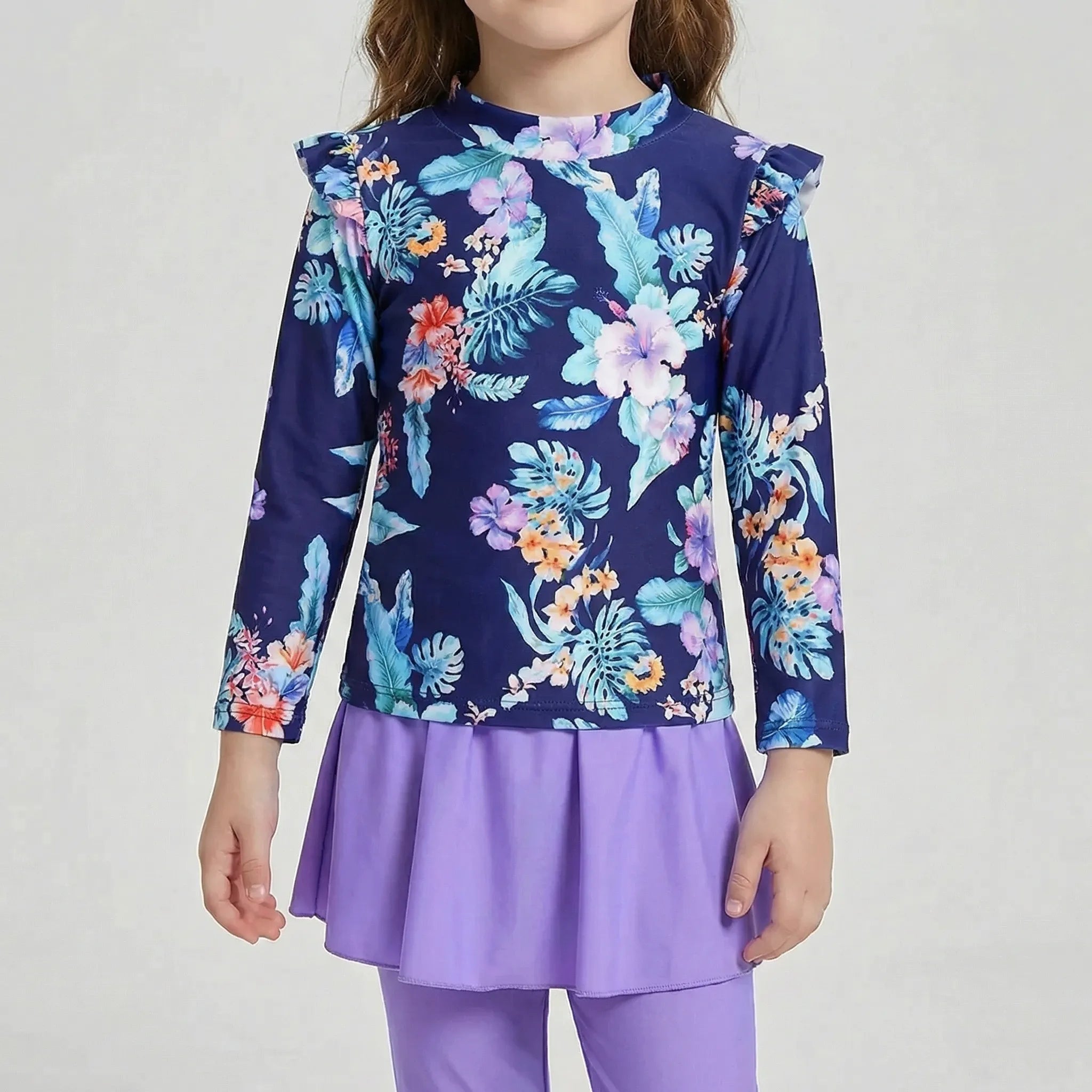 Nordspur | Coralina Long Sleeve Two Piece Swim Set