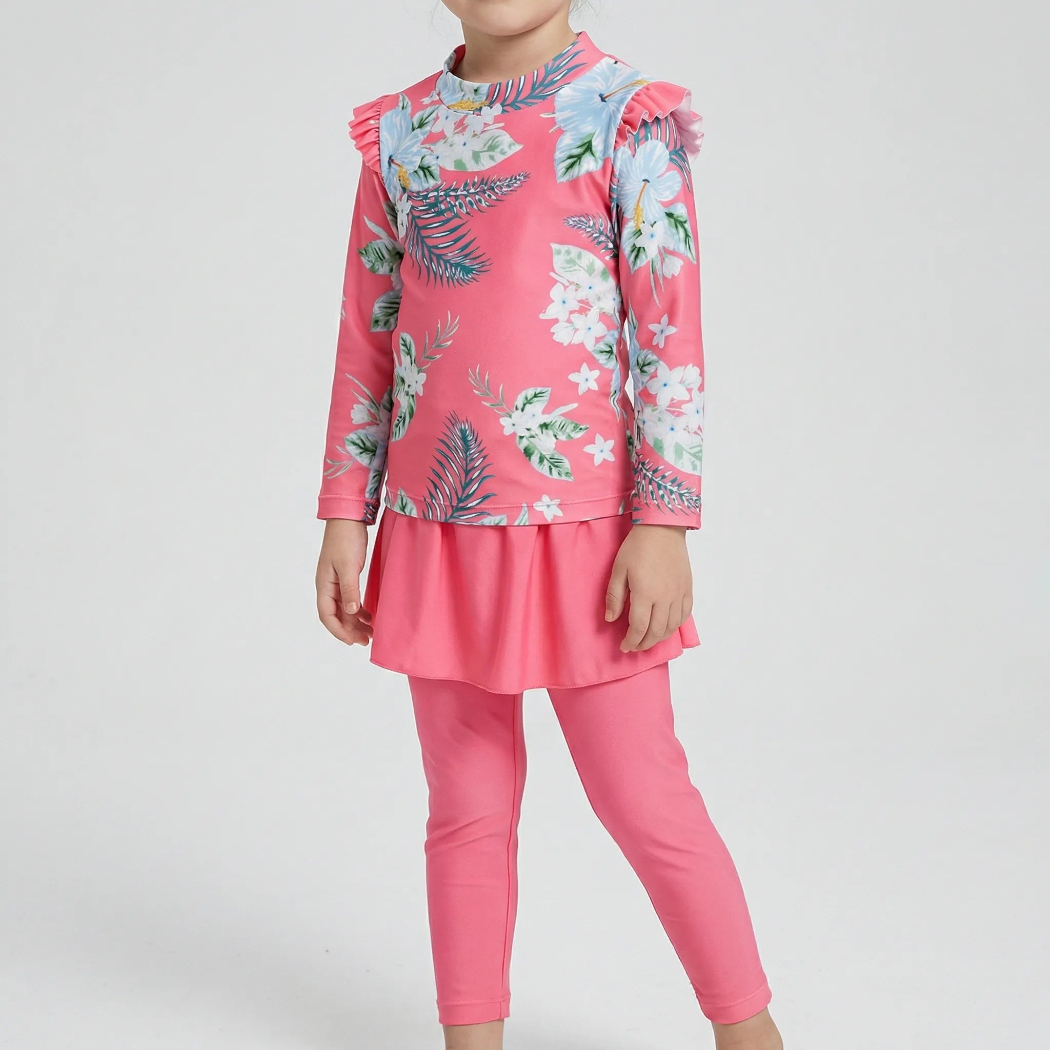 Nordspur | Coralina Long Sleeve Two Piece Swim Set