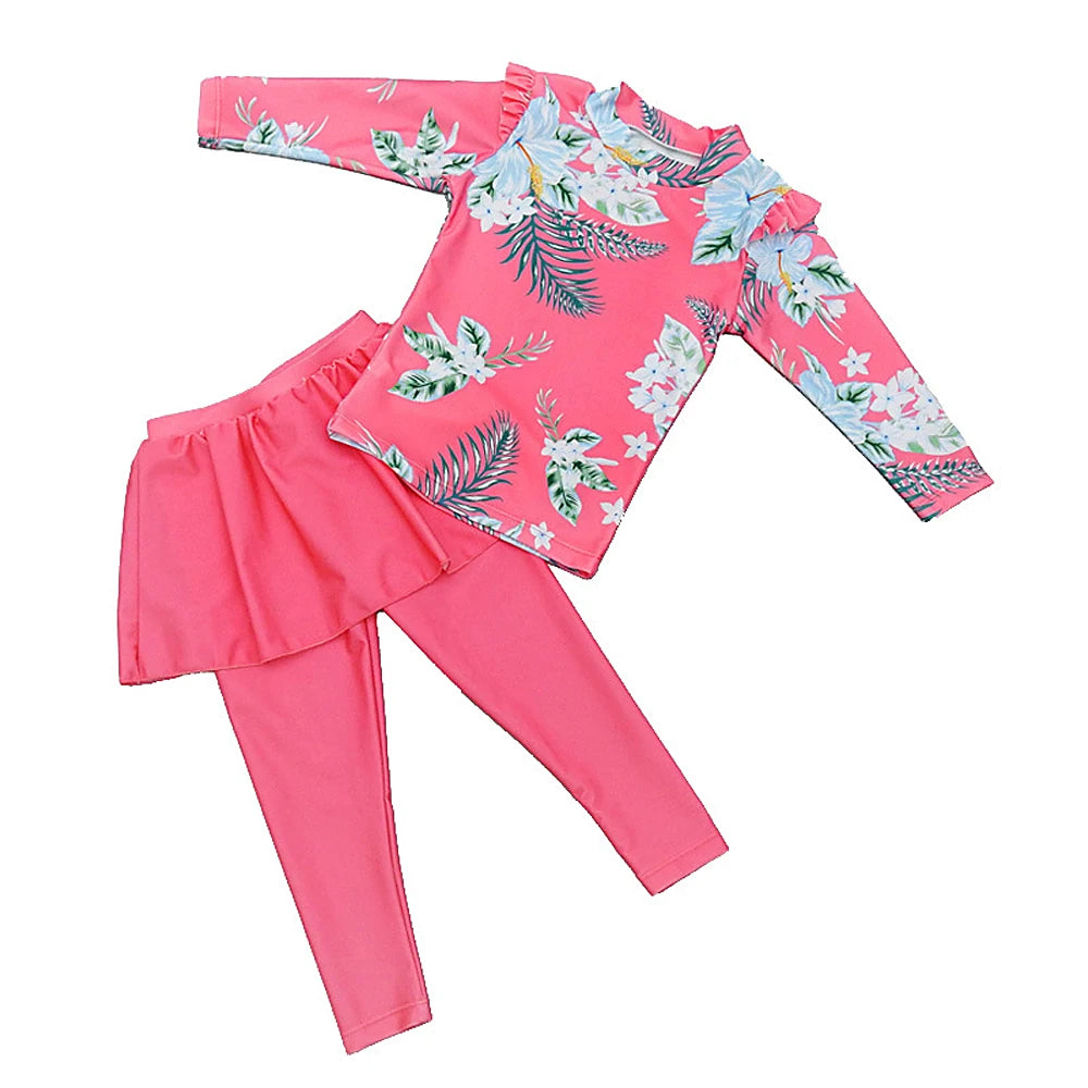 Nordspur | Coralina Long Sleeve Two Piece Swim Set