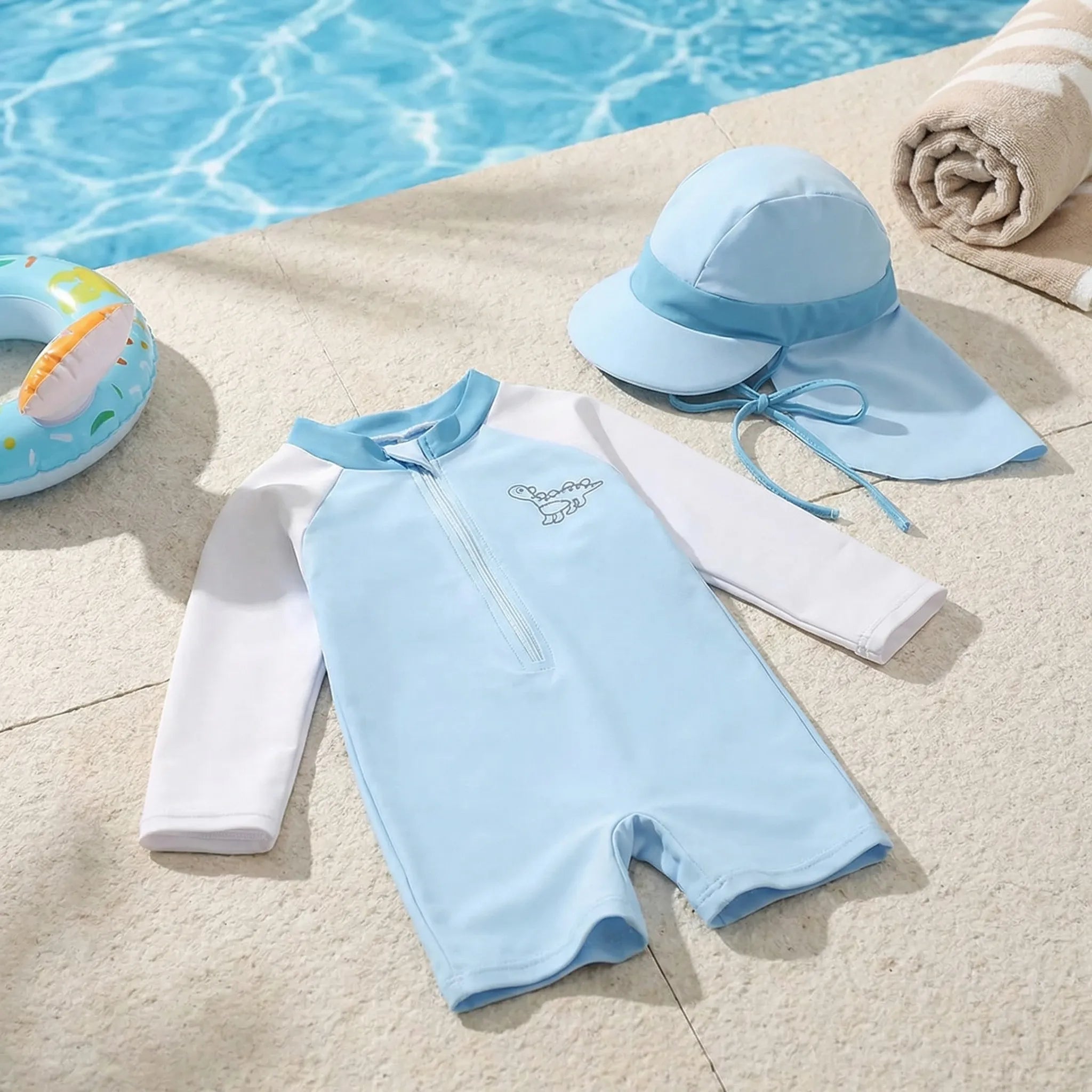 Nordspur | DinoSplash Long Sleeve Swim Romper