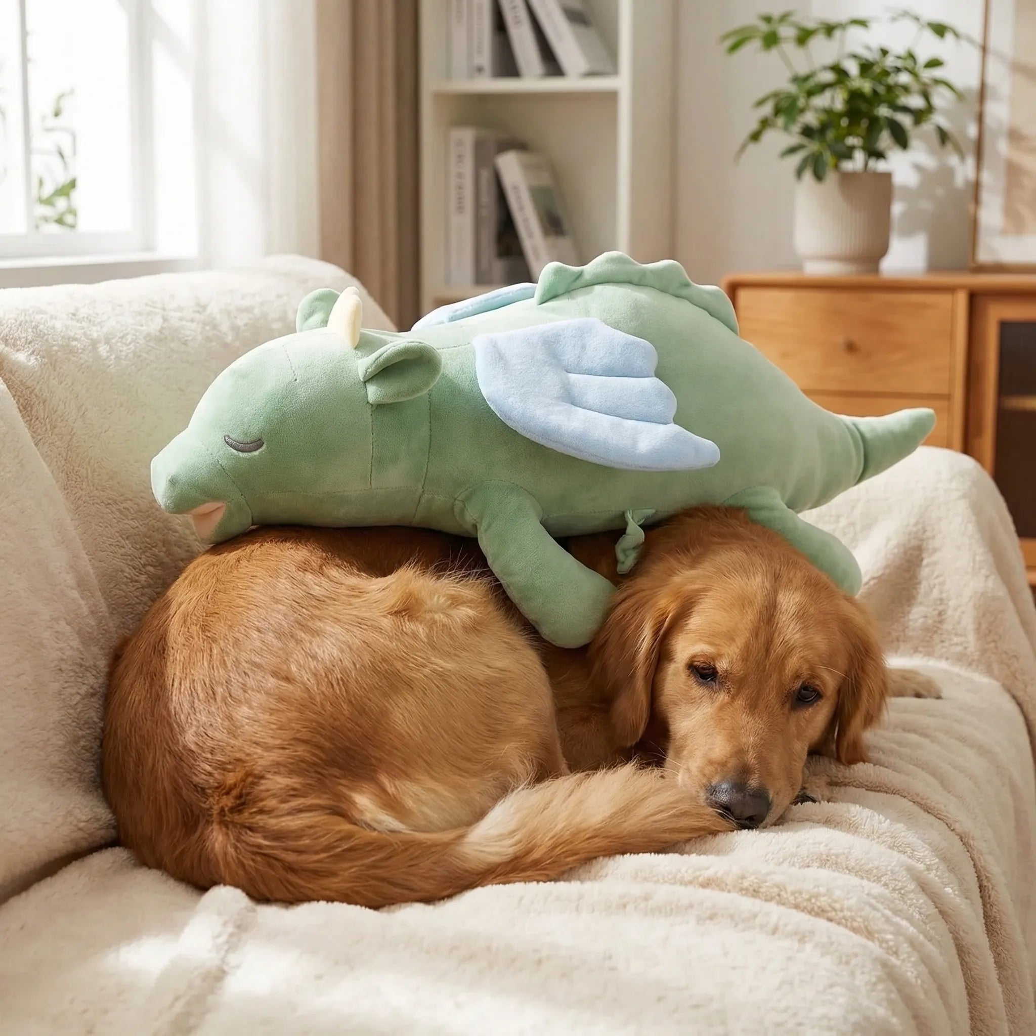 Welpen Herzschlag Plüschtier Drache Schlafgefährte