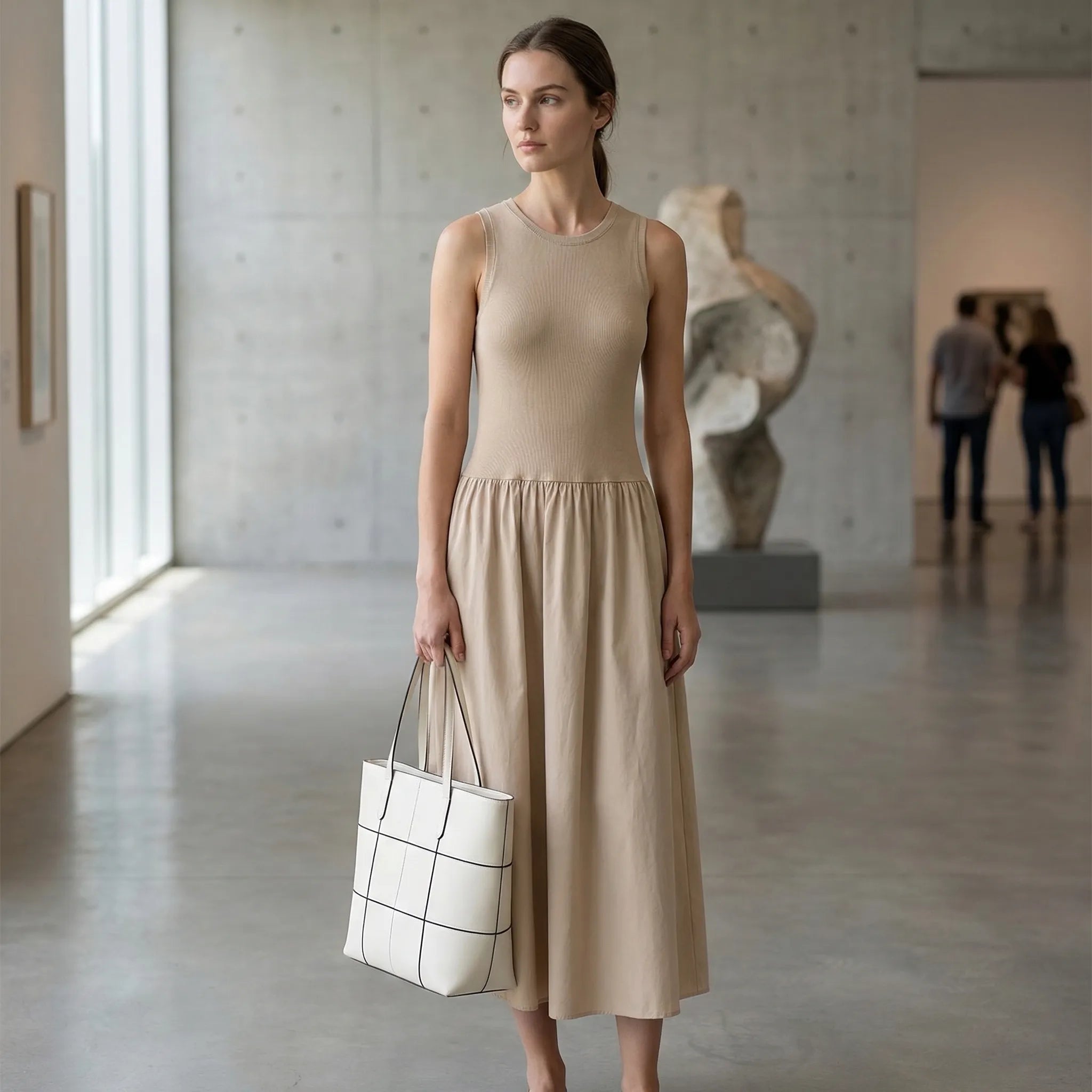 Nordspur | Dreslique Sleeveless Long Elegant Dress