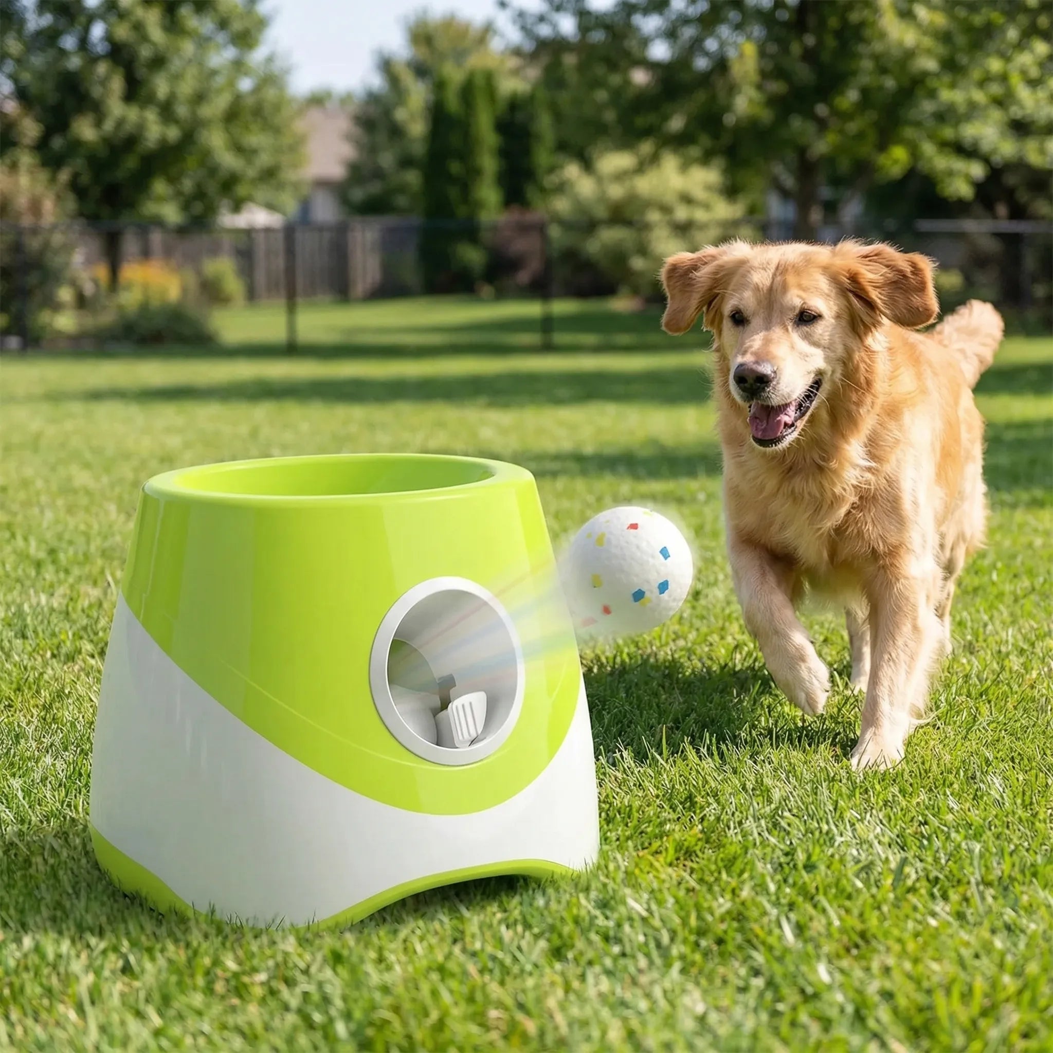 Automatischer Hundeballwerfer mit Sensor für Apportierspiele