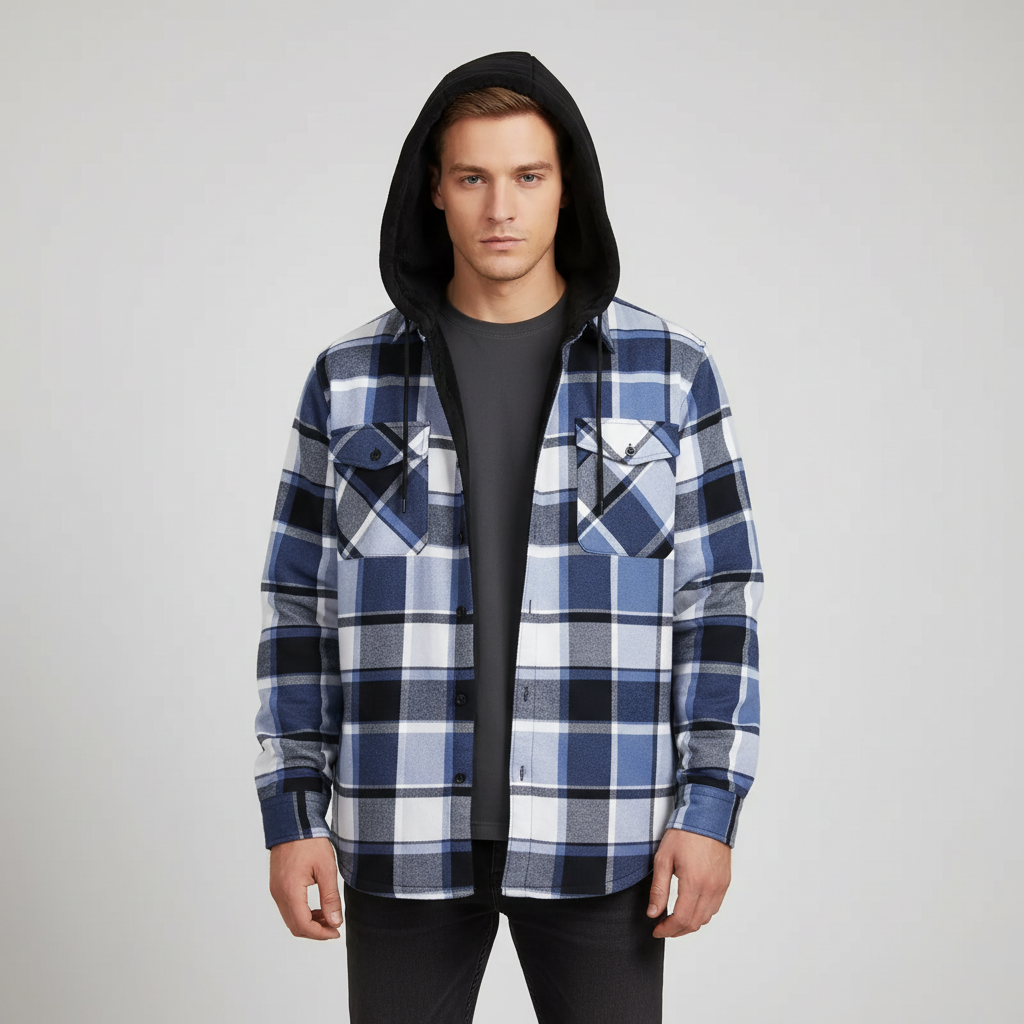 Nordspur | Fleece Lined Hooded Shirt
