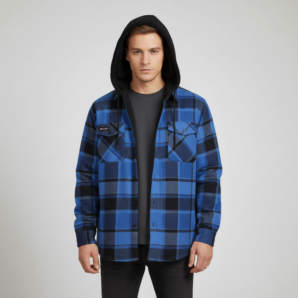 Nordspur | Fleece Lined Hooded Shirt