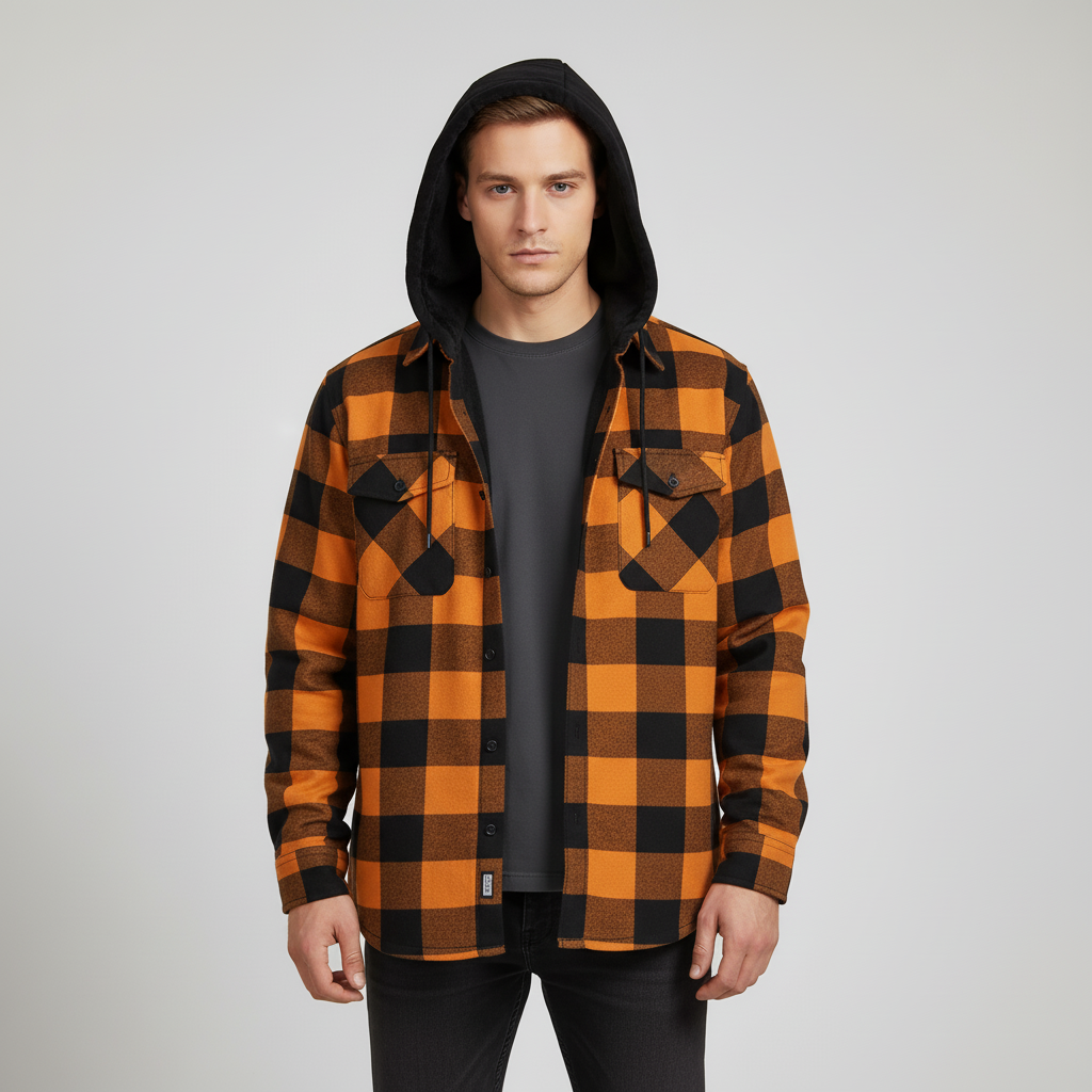 Nordspur | Fleece Lined Hooded Shirt