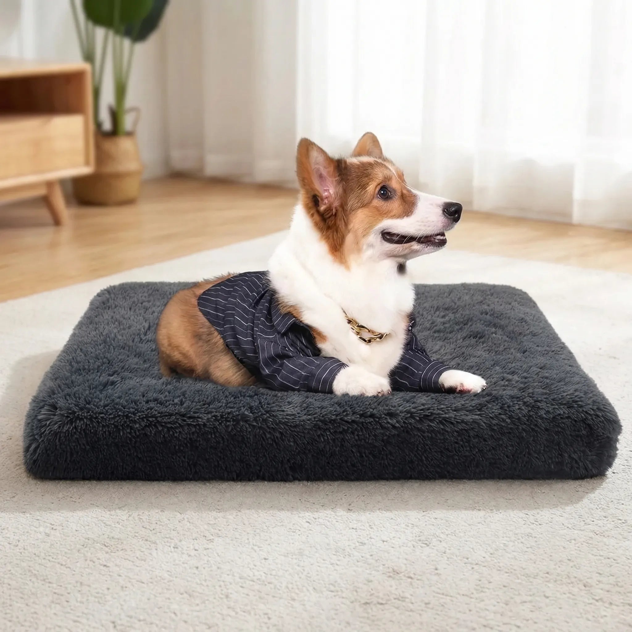 Nordspur | Flufrest Rectangular Plush Foam Pet Mattress