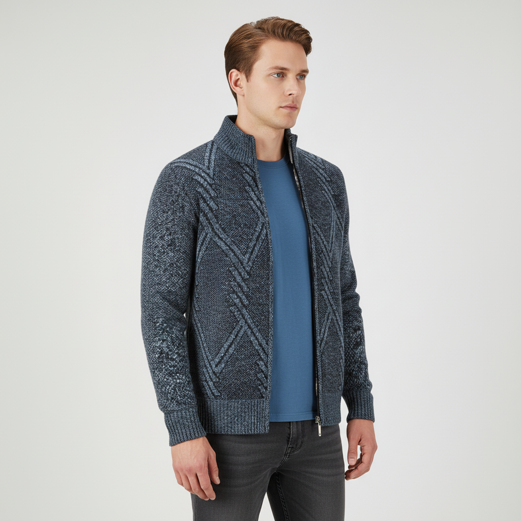 Nordspur | Full Zip Knit Cardigan