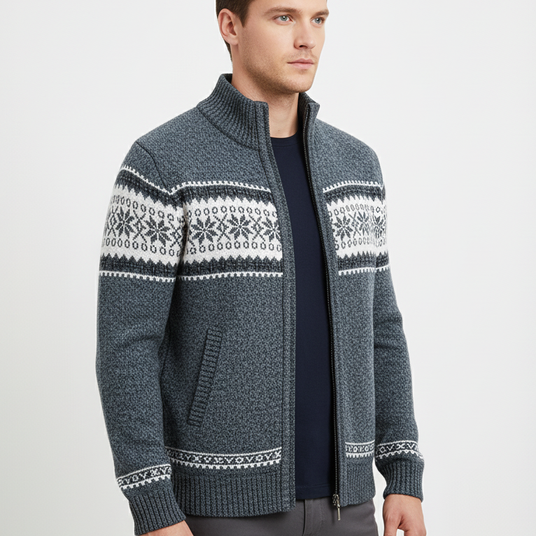 Nordspur | Full Zip Knit Cardigan