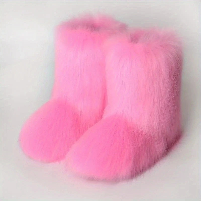 Nordspur | Furrique Mid Calf Fluffy Boots