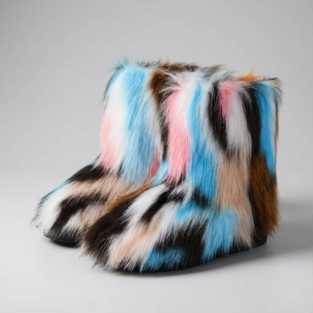 Nordspur | Furrique Mid Calf Fluffy Boots