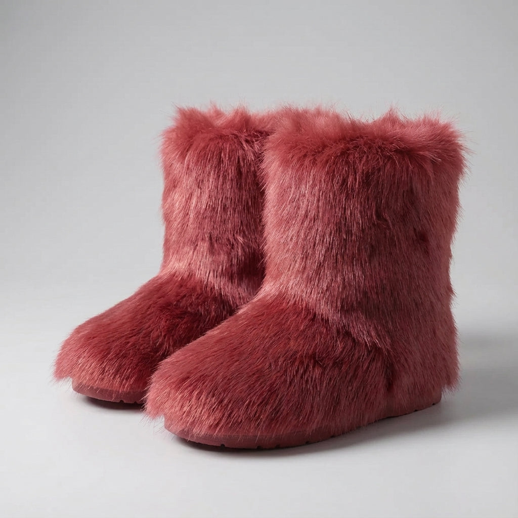 Nordspur | Furrique Mid Calf Fluffy Boots