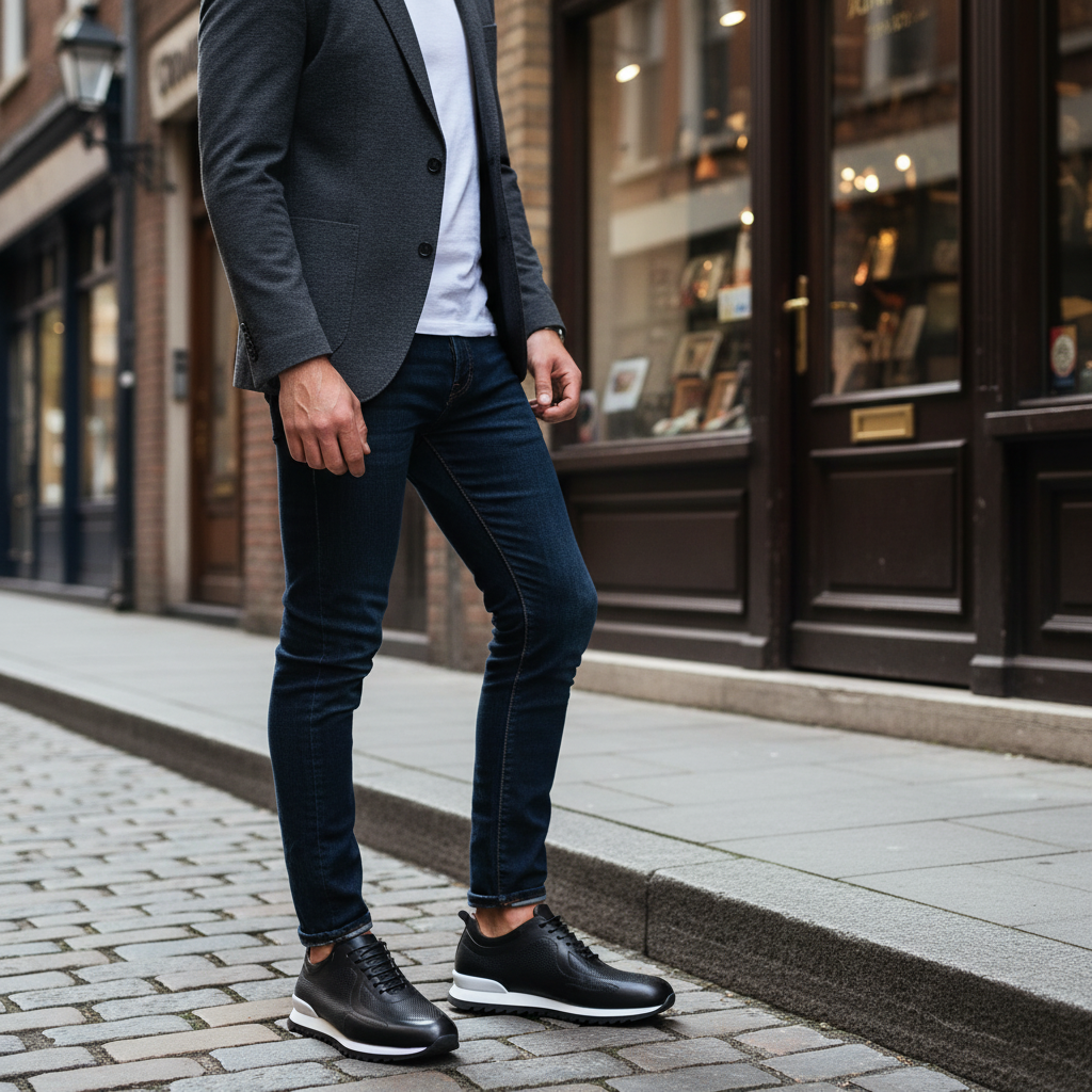 Nordspur | Genuine Leather Lace Up Sneaker