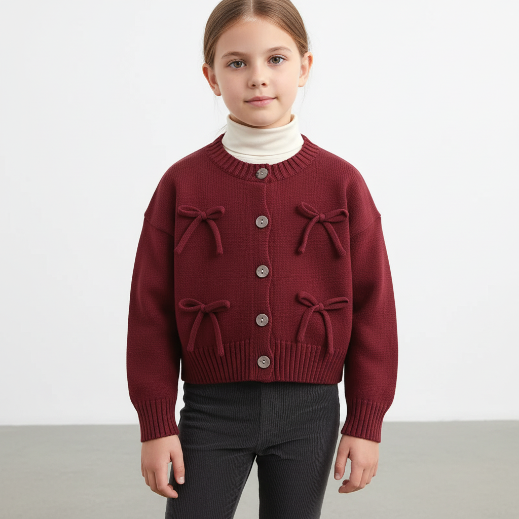 Nordspur | Girls Knitted Button Cardigan