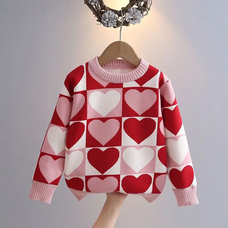 Nordspur | Girls Knitted Crewneck Sweater