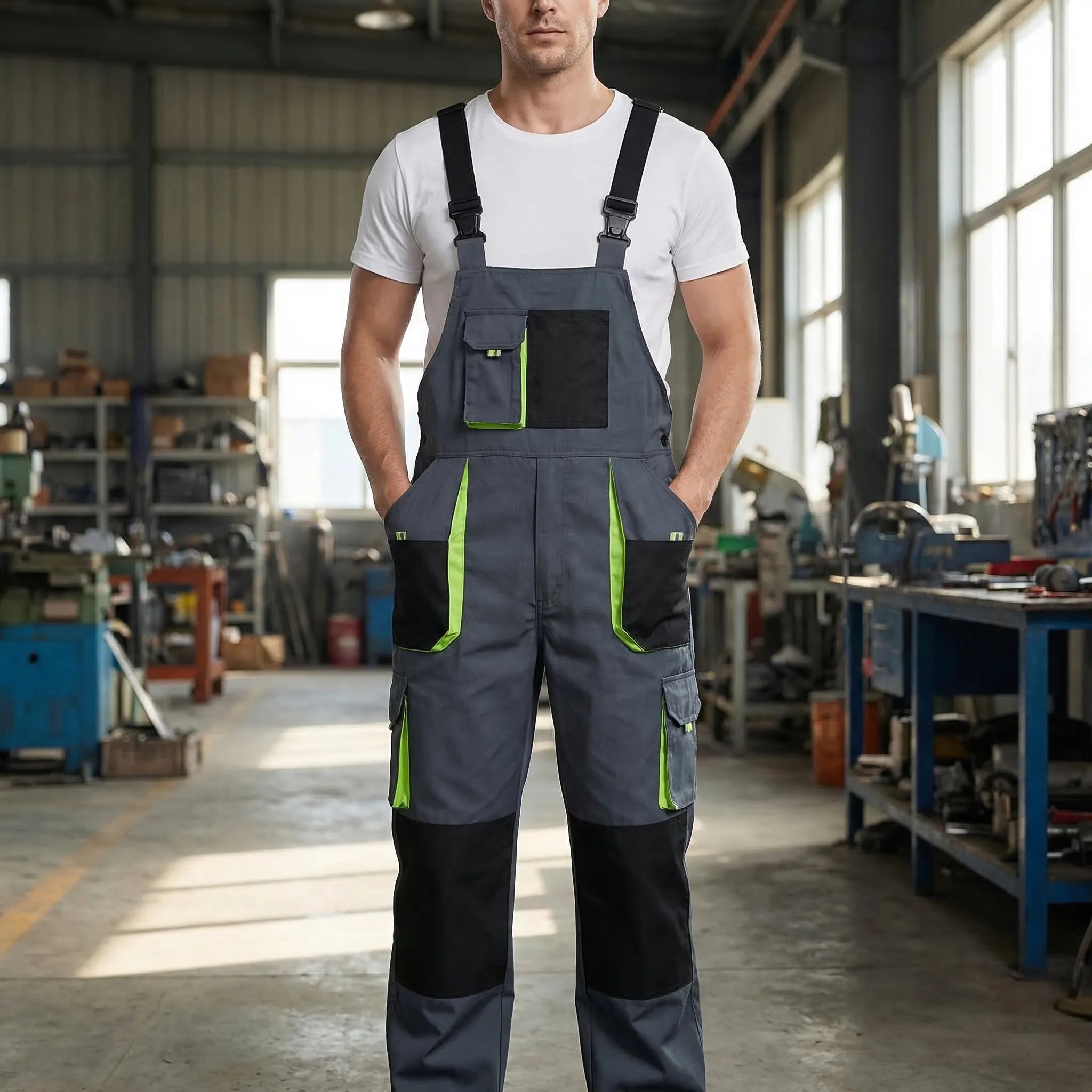 Nordspur | Grafток Multi-Pocket Men's Work Jumpsuit