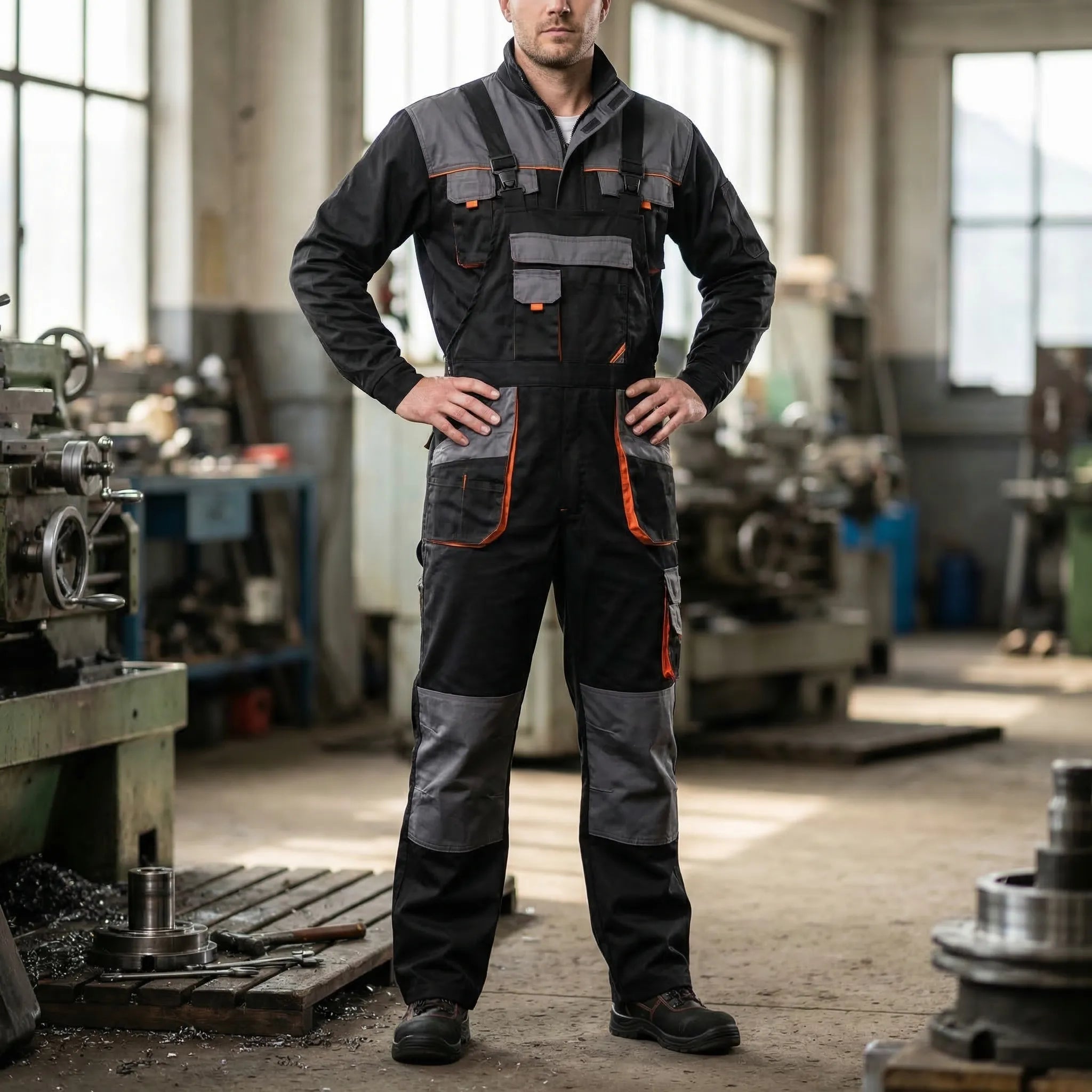Nordspur | Gruvtek Multi-Pocket Bib Overall Workwear Suit