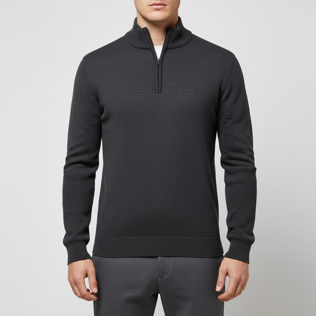 Nordspur | Half Zipper Knitted Pullover