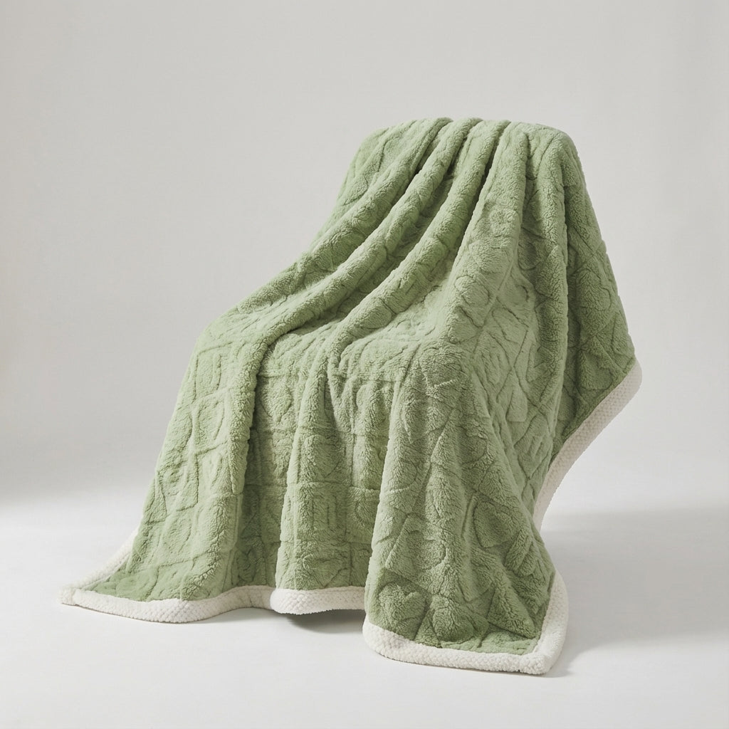 Nordspur | HeartHaven Plush Reversible Throw Blanket