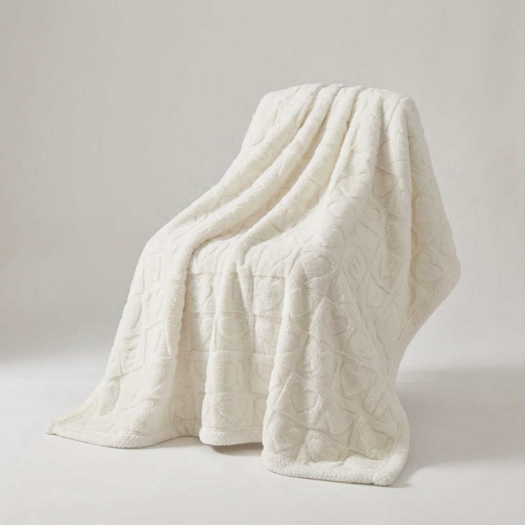 Nordspur | HeartHaven Plush Reversible Throw Blanket
