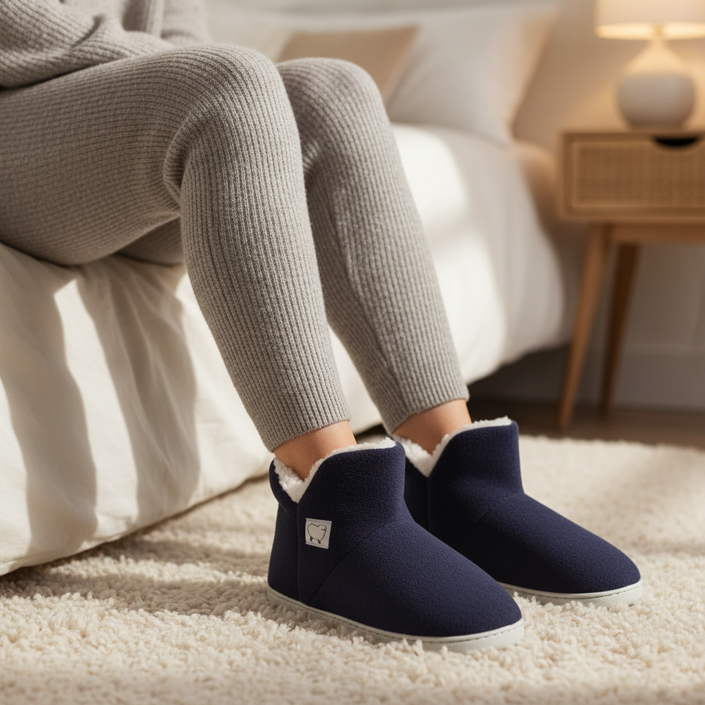Nordspur | High Cuff Fleece Slippers