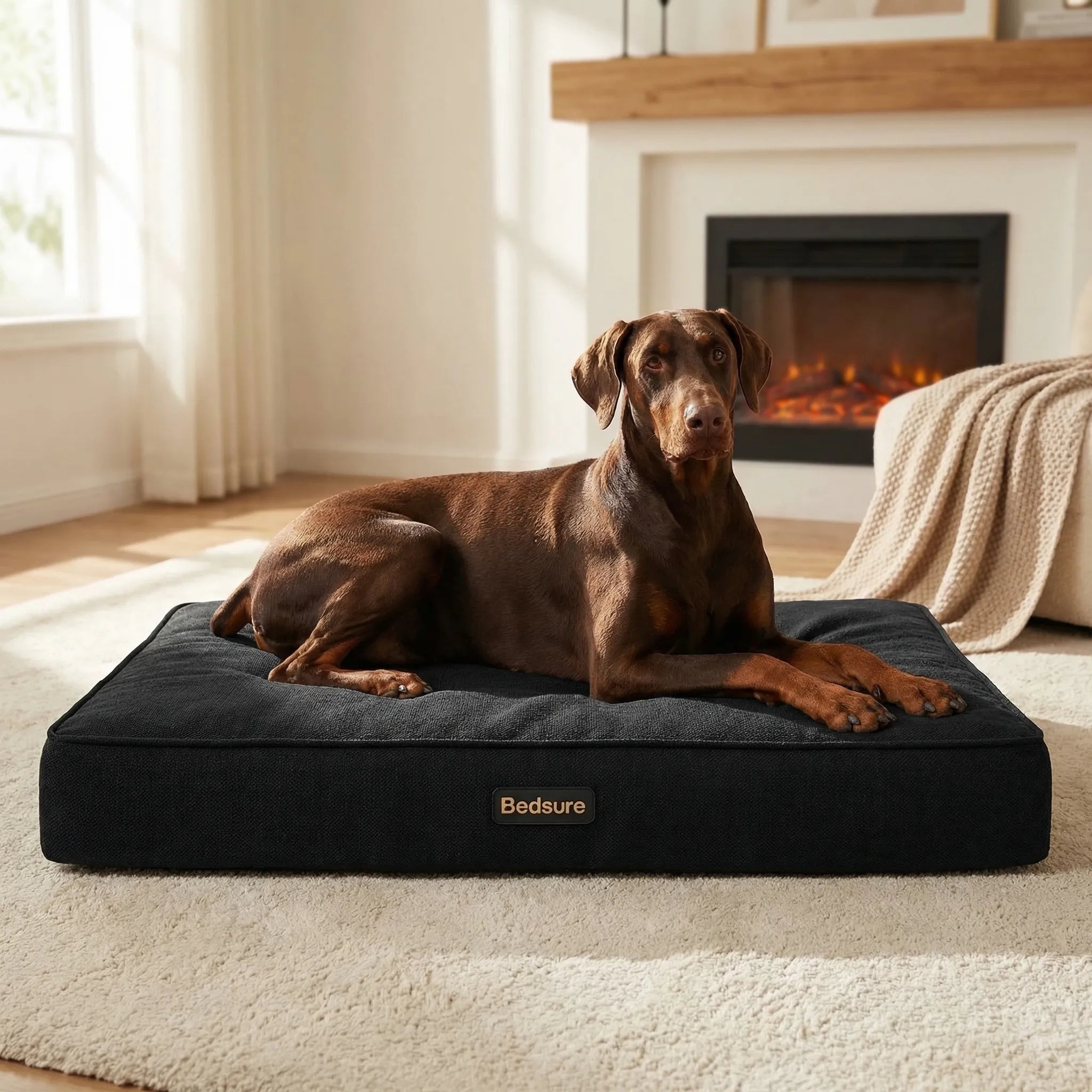 Nordspur | Houndrest Orthopedic Large Dog Bed With Waterproof Lining